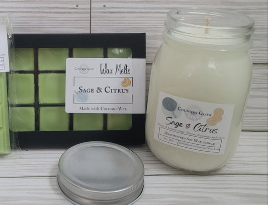 Sage & Citrus Jar Candle