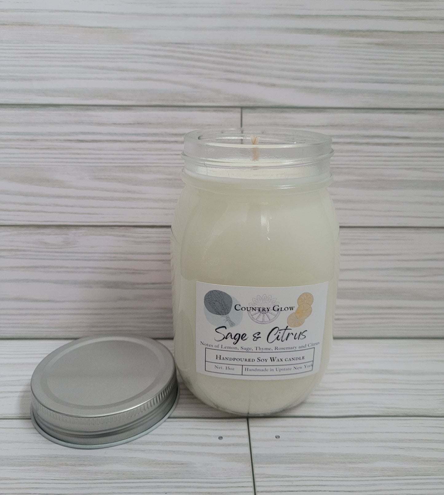 Sage & Citrus Jar Candle
