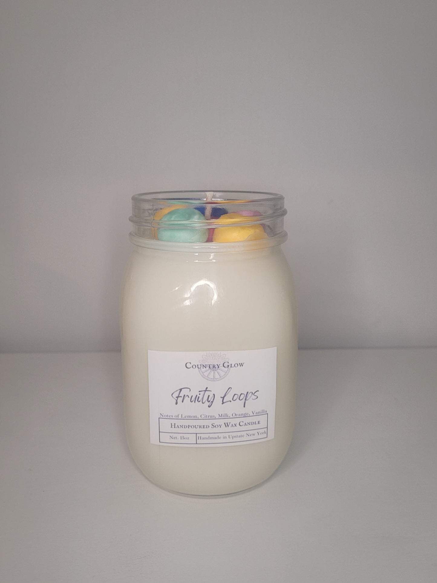 Fruity Loops Jar Candle