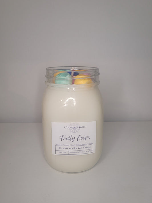 Fruity Loops Jar Candle