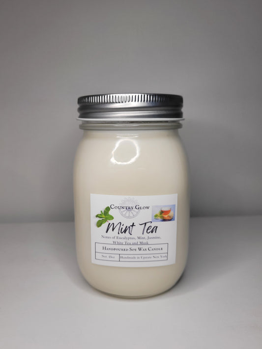 Mint Tea Jar Candle