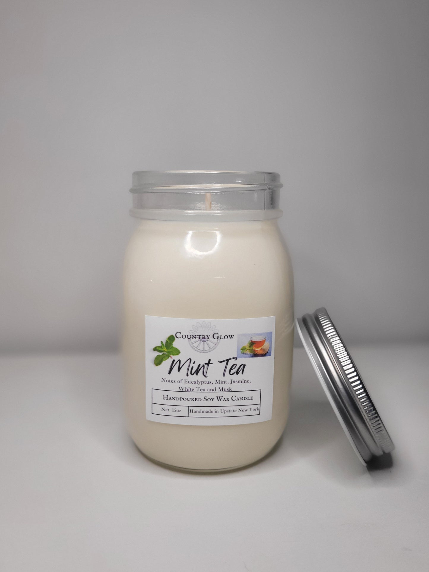 Mint Tea Jar Candle