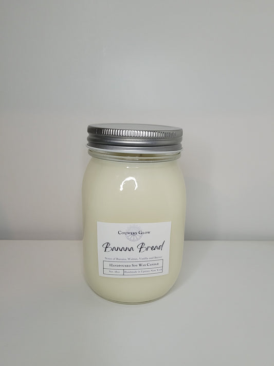Banana Bread Jar Candle