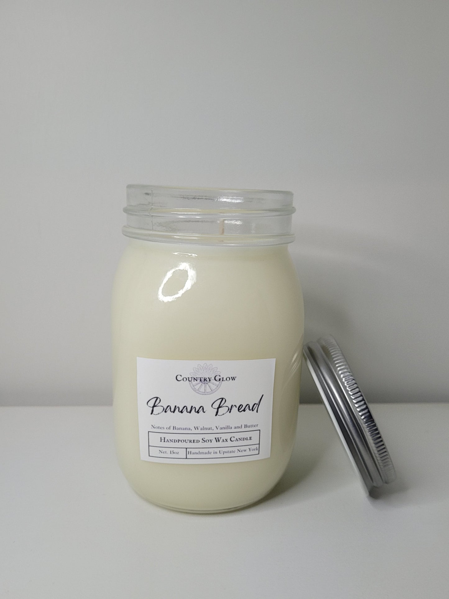 Banana Bread Jar Candle