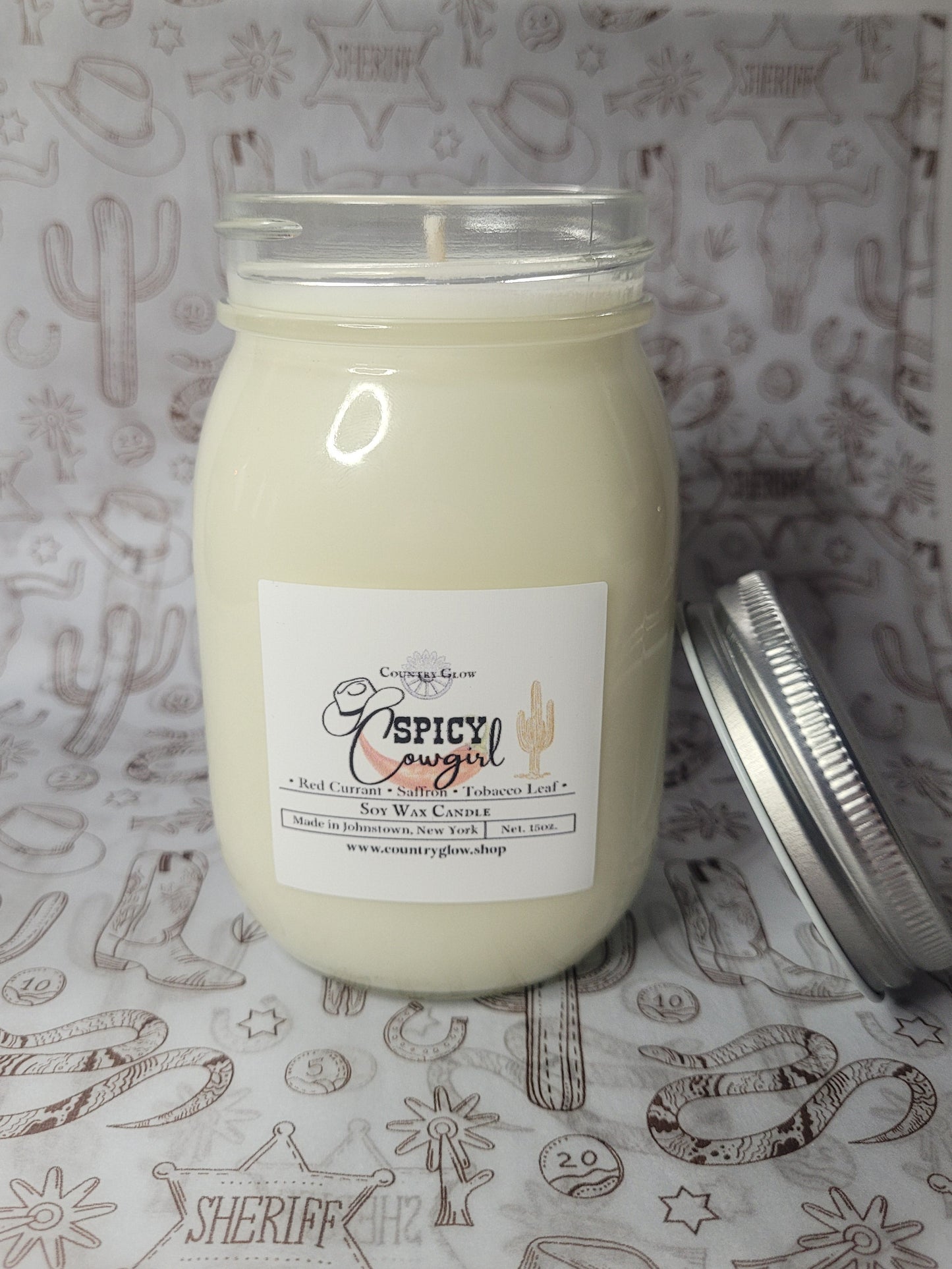 Spicy Cowgirl Candle (Jar)