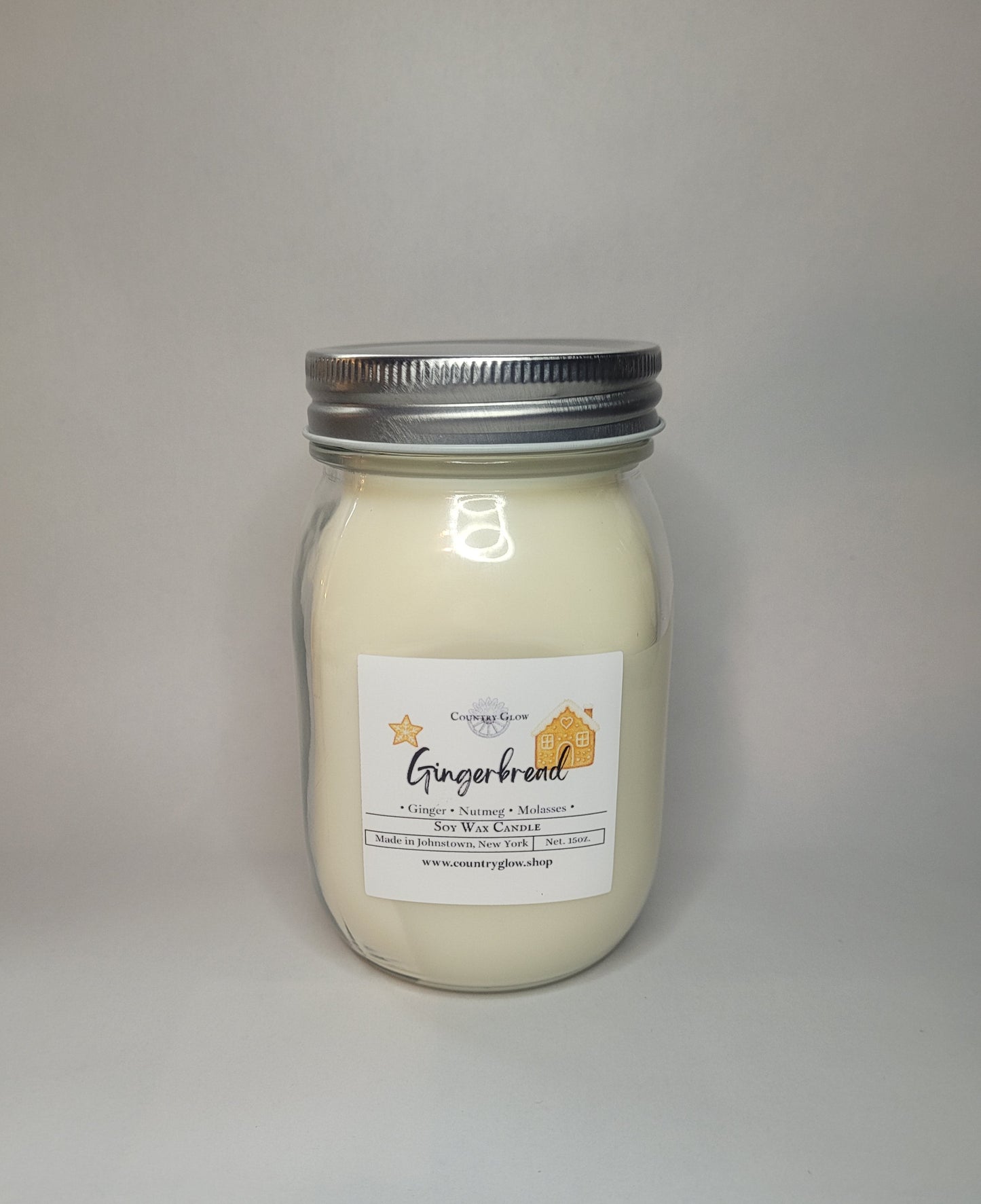 Gingerbread Candle (Jar)