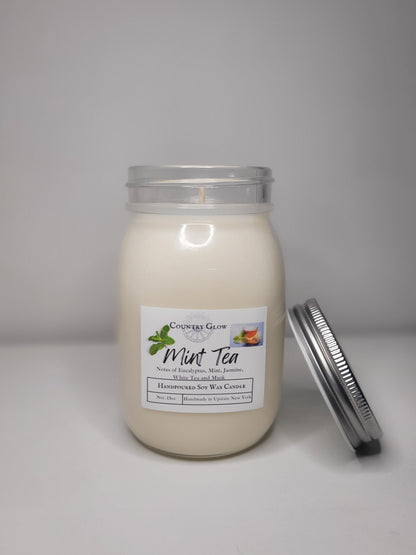 Mint Tea Jar Candle