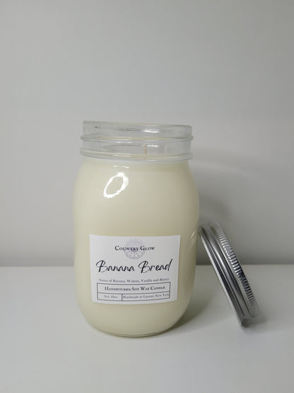 Banana Bread Jar Candle