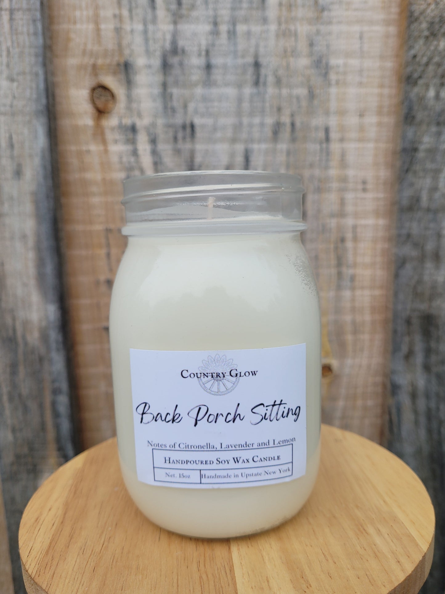 Back Porch Sitting Jar Candle