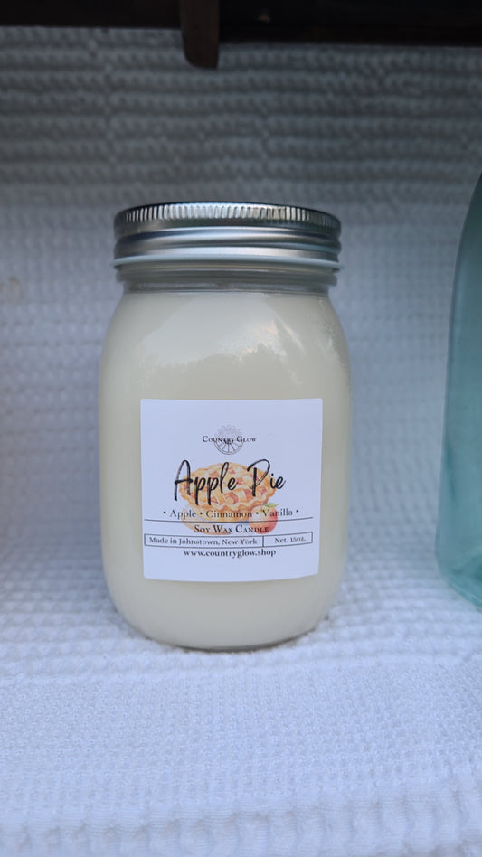 Apple Pie Jar Candle
