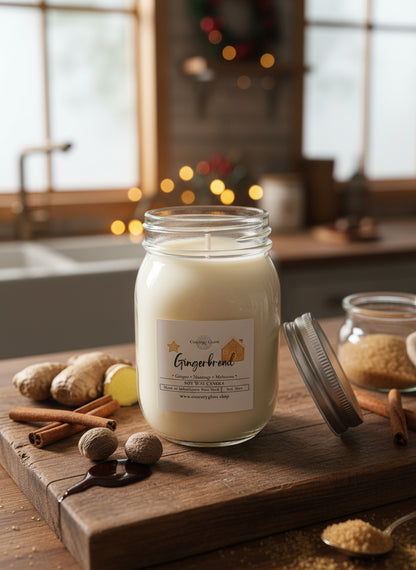 Gingerbread Candle (Jar)