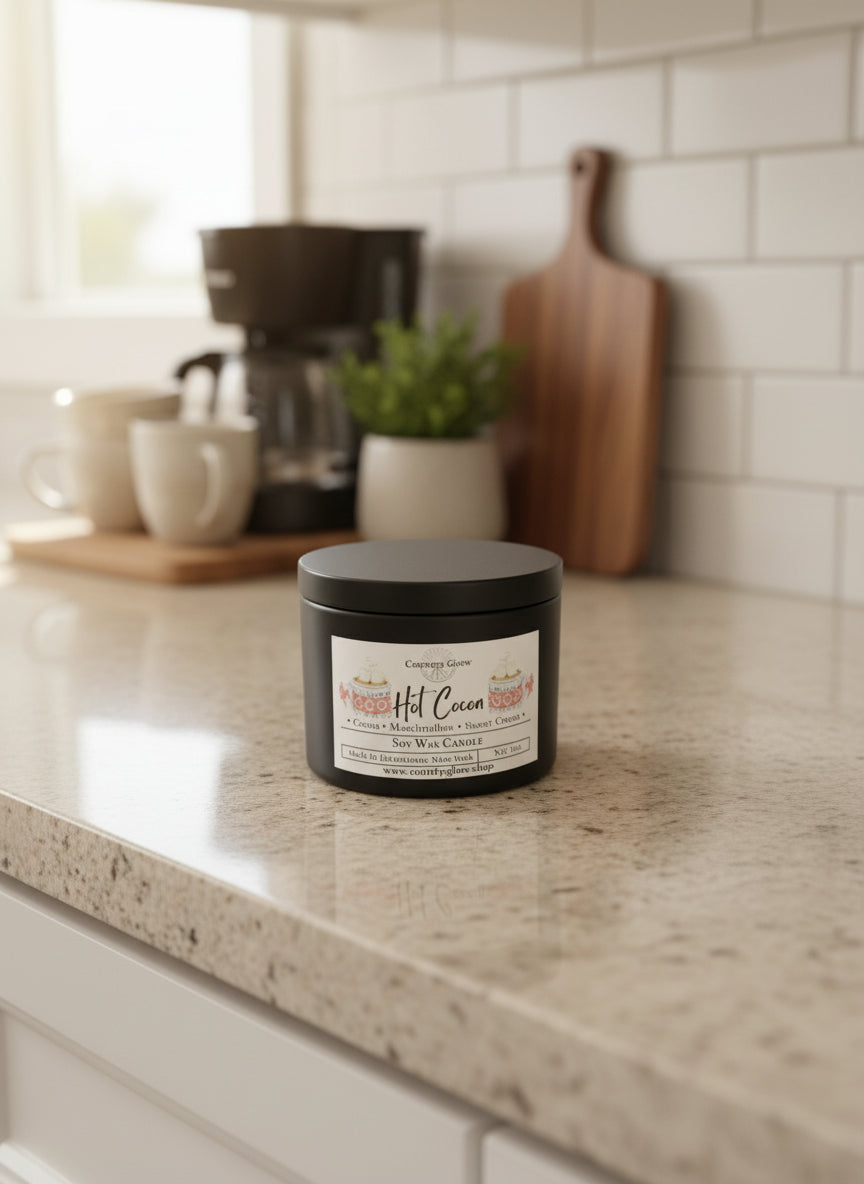Hot Cocoa Candle -Medium Tin