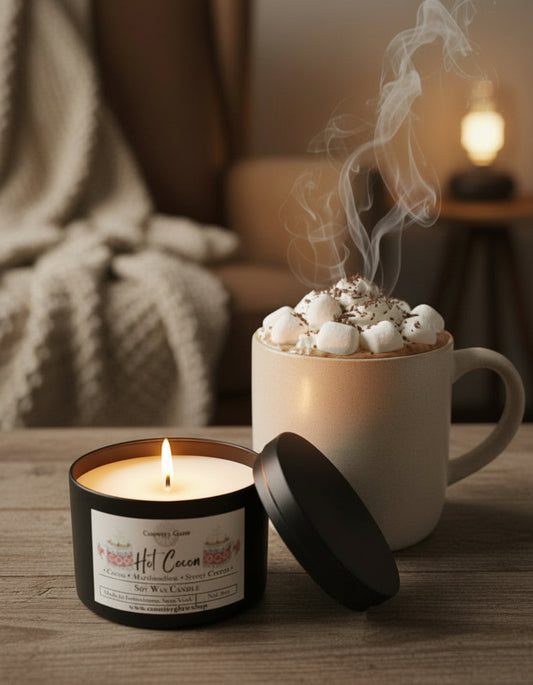 Hot Cocoa Candle -Medium Tin